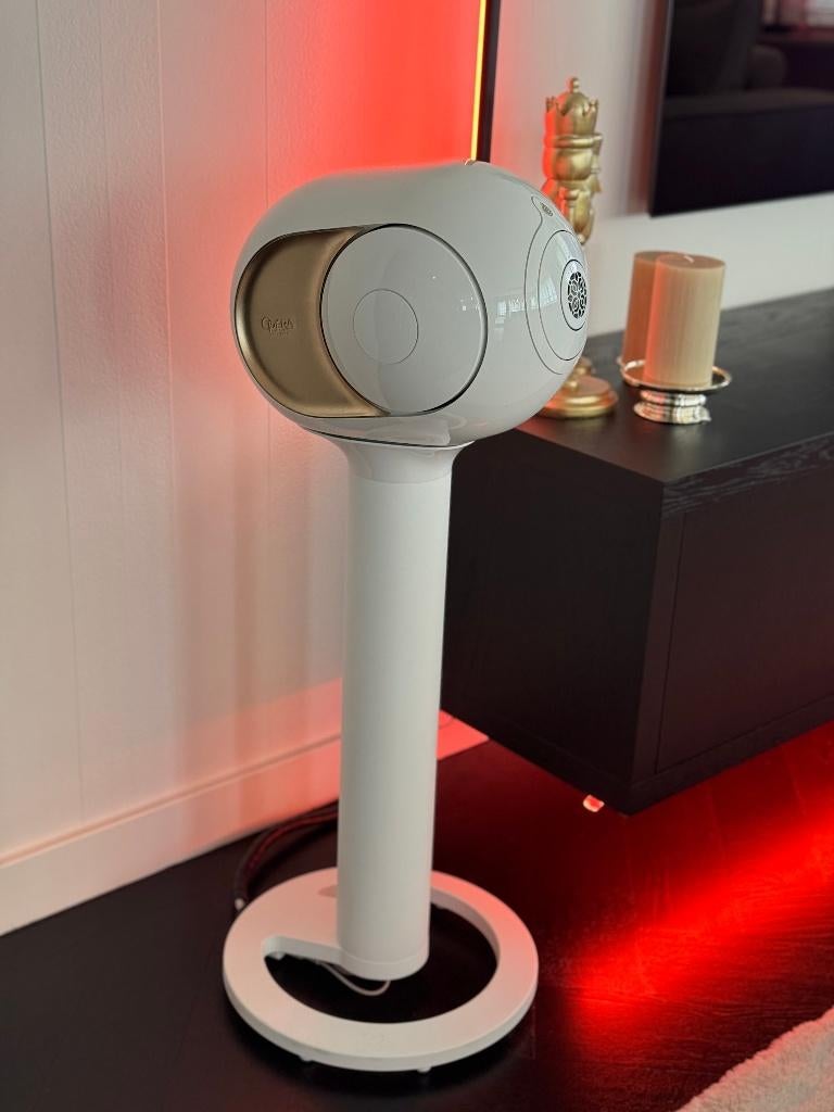 Devialet Phantom Opéra de Paris (108dB) – 22k Bladgoud, Zo goed als nieuw, 120 watt of meer, Front, Rear of Stereo speakers, Ophalen