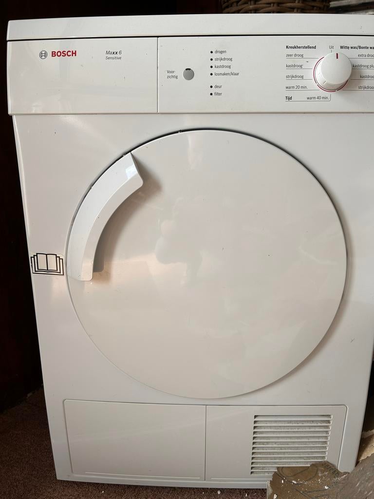 Bosch Maxx 6 Sensitive wasdroger - gratis af te halen, Witgoed en Apparatuur, Wasdrogers, Ophalen, 6 tot 8 kg, Gebruikt, Voorlader