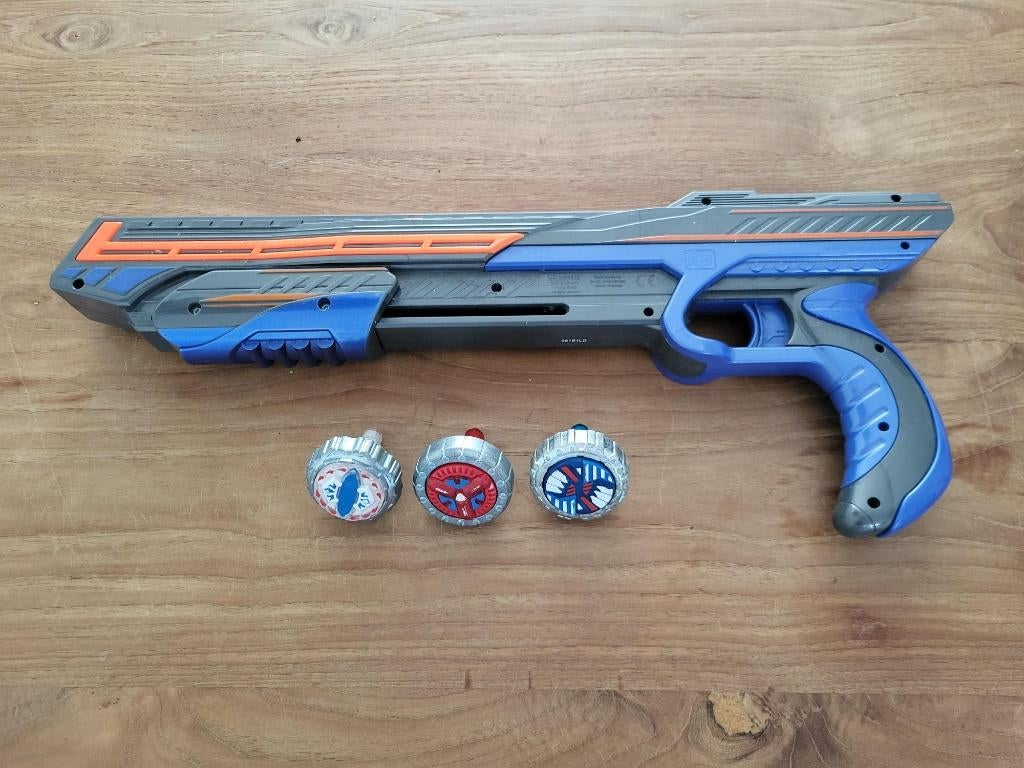 Avalanche Trio Shot Blaster met 3 Spinners M.A.D, Kinderen en Baby's, Speelgoed | Buiten | Actiespeelgoed, Ophalen, Zo goed als nieuw