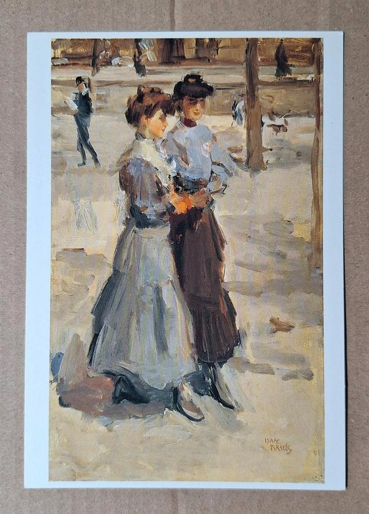 Isaac Israëls - Twee meisjes. Kröller-Müller., Verzamelen, Ansichtkaarten | Themakaarten, Ongelopen, 1980 tot heden, Overige thema's