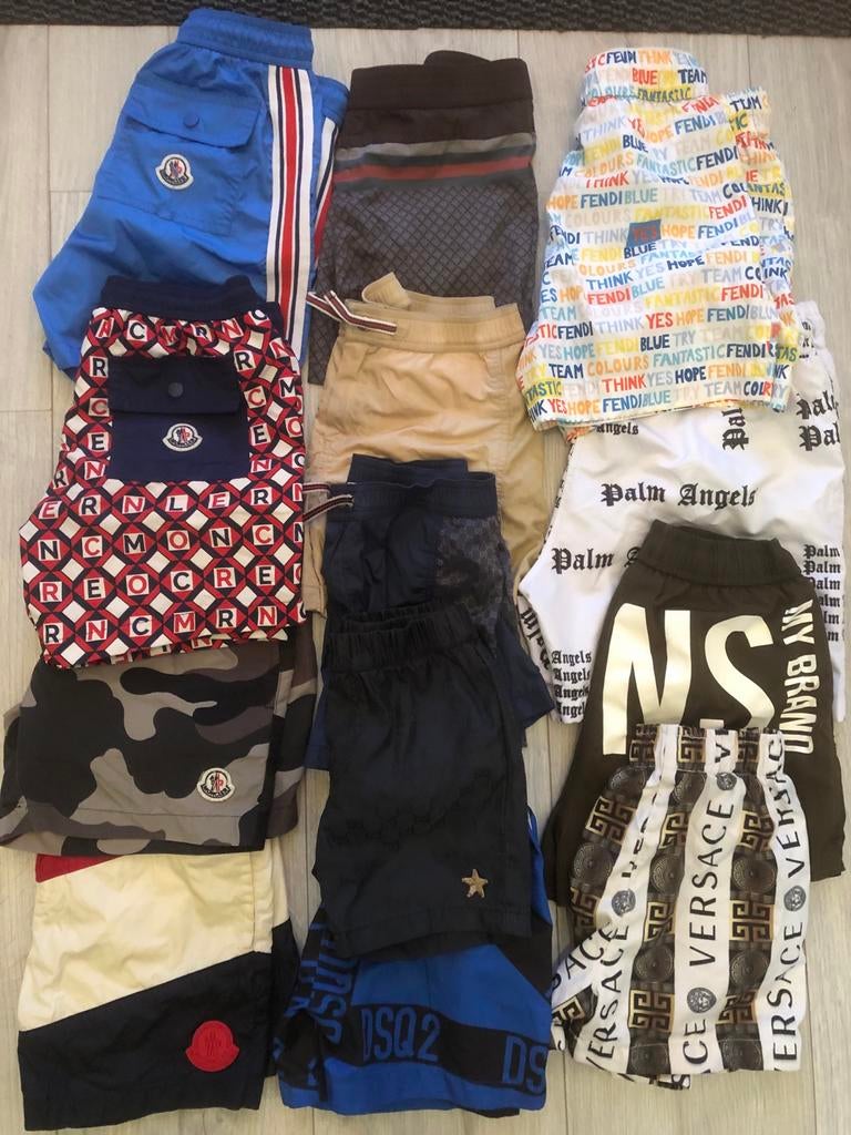 Zomerkleding pakket 7/8 jaar: shirts en zwembroeken, Kinderen en Baby's, Verzenden, Overige maten, Zo goed als nieuw, Zwembroek