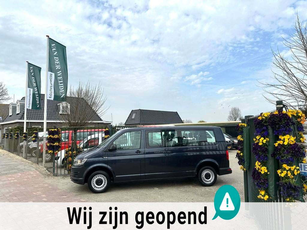 Volkswagen Transporter Kombi 2.0 TDI L2H1 3+3+3 Marge Euro 6, Auto's, Gebruikt, Bedrijf, 9 stoelen, Te koop