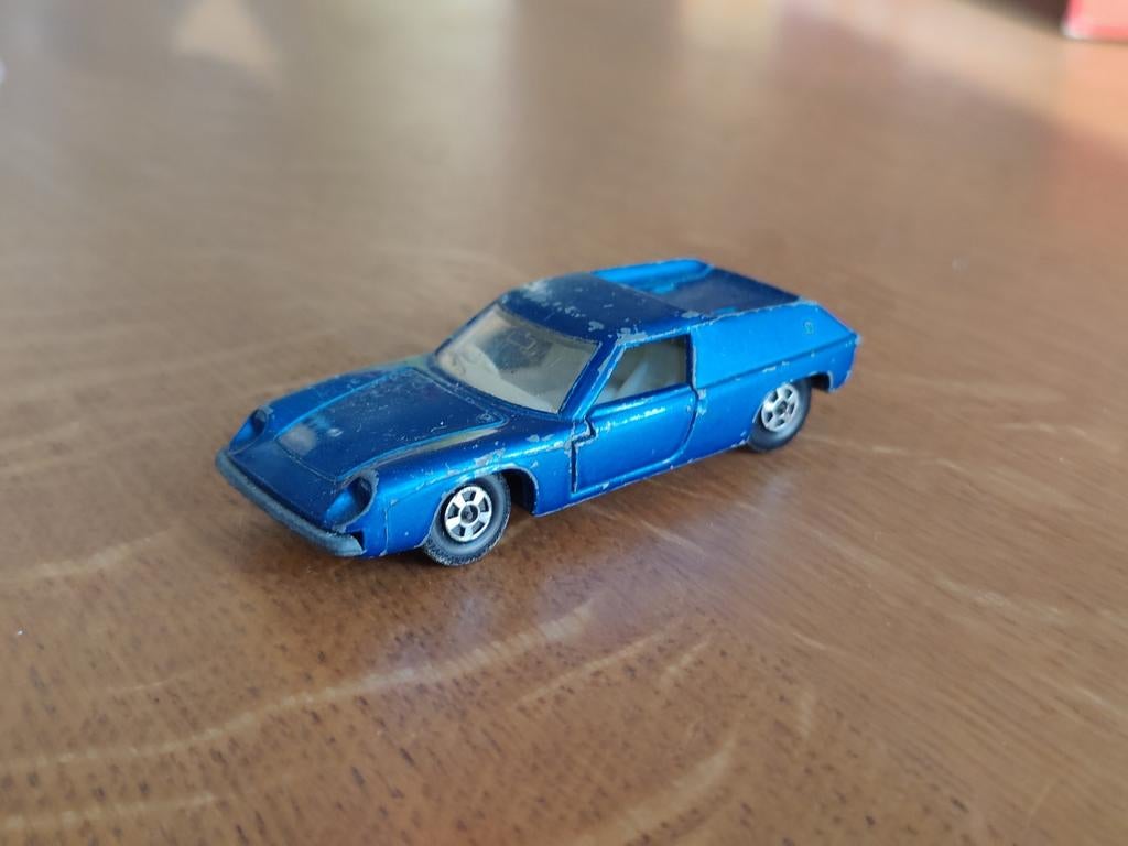 Matchbox Lotus Europa BLAUW, Ophalen of Verzenden, Zo goed als nieuw, Auto