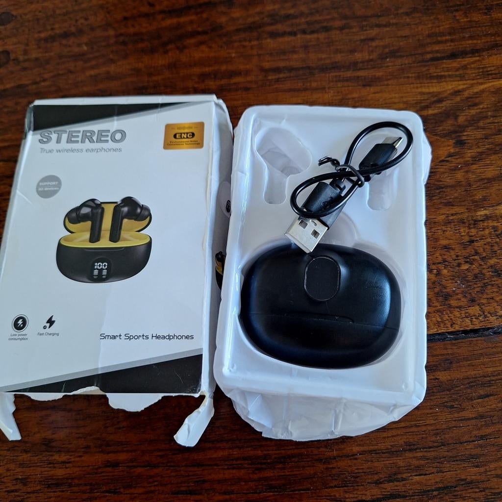 Nieuwe Stereo True Wireless Oordopjes, Overige merken, Nieuw, Ophalen of Verzenden, Over oor (circumaural)