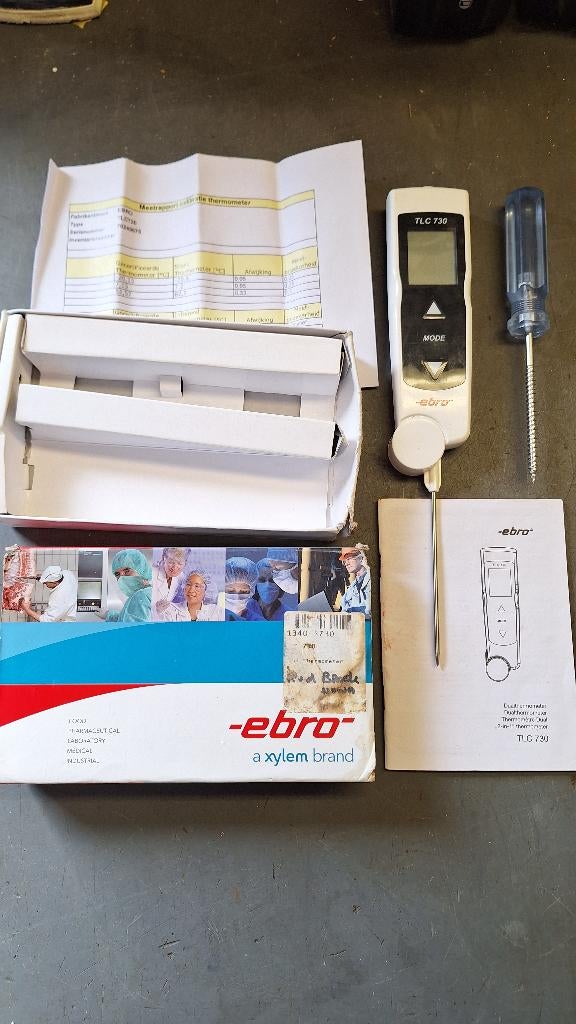 Ebro TLC 730 TLC730 vlees / voedselthermometer infra rood, Tuin en Terras, ., Ophalen of Verzenden, Zo goed als nieuw, .