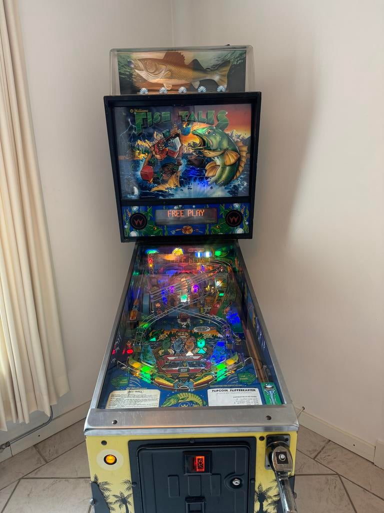 Williams Fish Tales Flipperkast - Klassieke Arcade Plezier, Verzamelen, Automaten | Flipperkasten, Ophalen, Gebruikt, Elektronisch