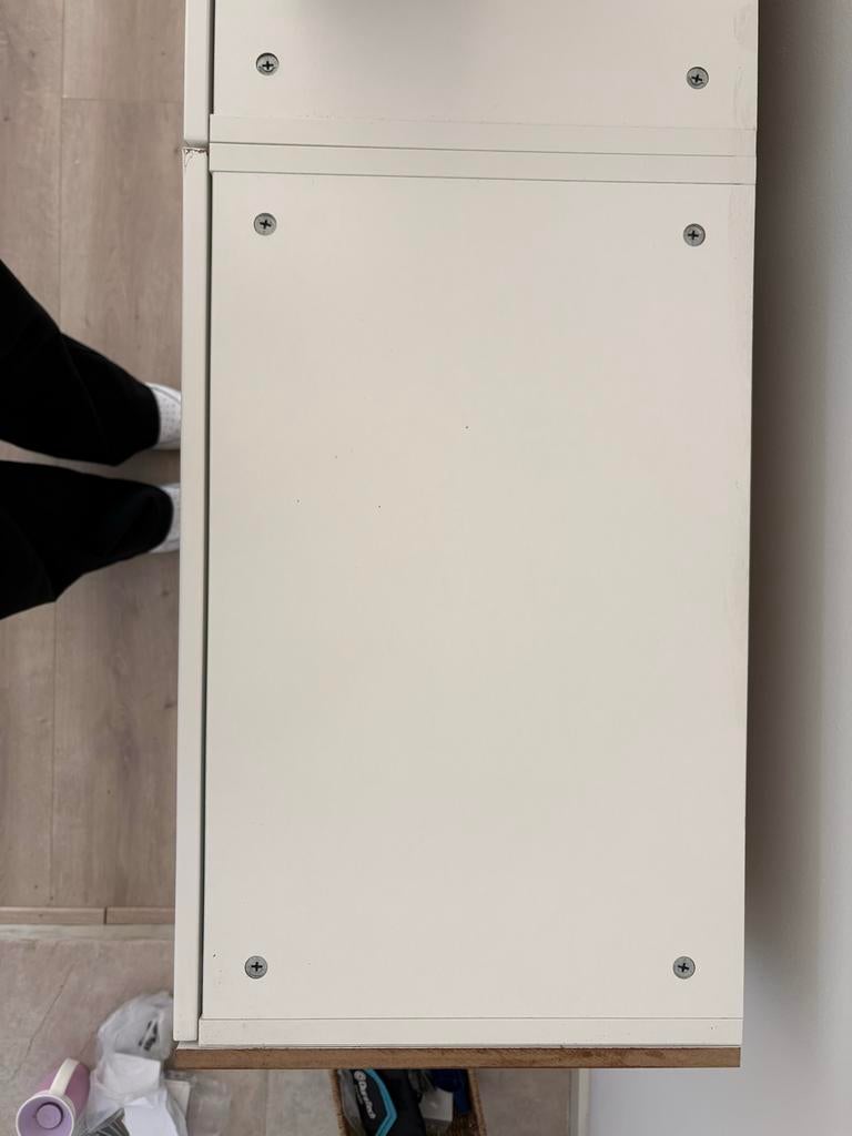 Ikea keukenkast, Ophalen, 100 tot 150 cm, Wit, Zo goed als nieuw