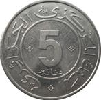 Algerije 5 dinar 1984 (30j. Algerijnse revolutie), Ophalen of Verzenden, Overige landen, Losse munt