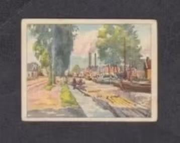 Albumplaatje Oude Pekela Schepen Fabrieken (60)., Ophalen of Verzenden, Zo goed als nieuw