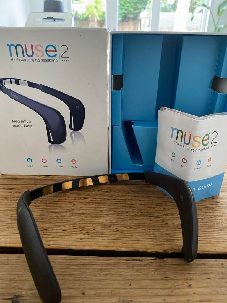 Muse 2 hersensensor meditatie hoofdband, Ophalen of Verzenden, Gebruikt