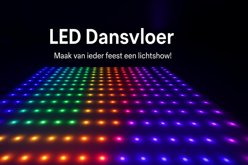 LED Dansvloer Huren? Dé Blikvanger Voor Elk Feest!, Muziek en Instrumenten, Licht en Laser, Ophalen, Zo goed als nieuw, Licht
