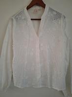 Witte blouse met borduursels - Only Blue Denim, Kleding | Dames, Maat 38/40 (M), Wit, Only Blue Denim, Ophalen of Verzenden