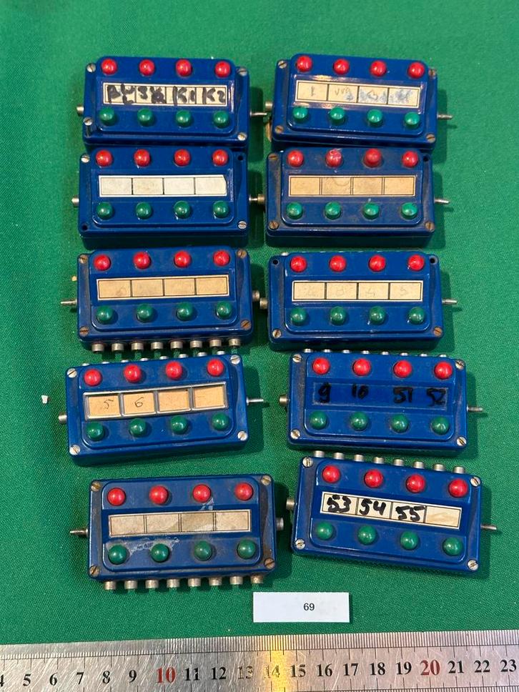 69- Marklin 10x 7072 schakelpaneel voor onderdelen, Hobby en Vrije tijd, Modeltreinen | H0, Gebruikt, Overige typen, Wisselstroom