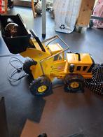 Vintage mighty Tonka bulldozer graafmachine lamp, Gebruikt, Ophalen of Verzenden, Vintage upcycled, Minder dan 100 cm