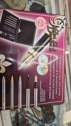 Deluxe pen set, Verzamelen, Pennenverzamelingen, Overige merken, Balpen, Golden line deluxe pen set, Ophalen of Verzenden