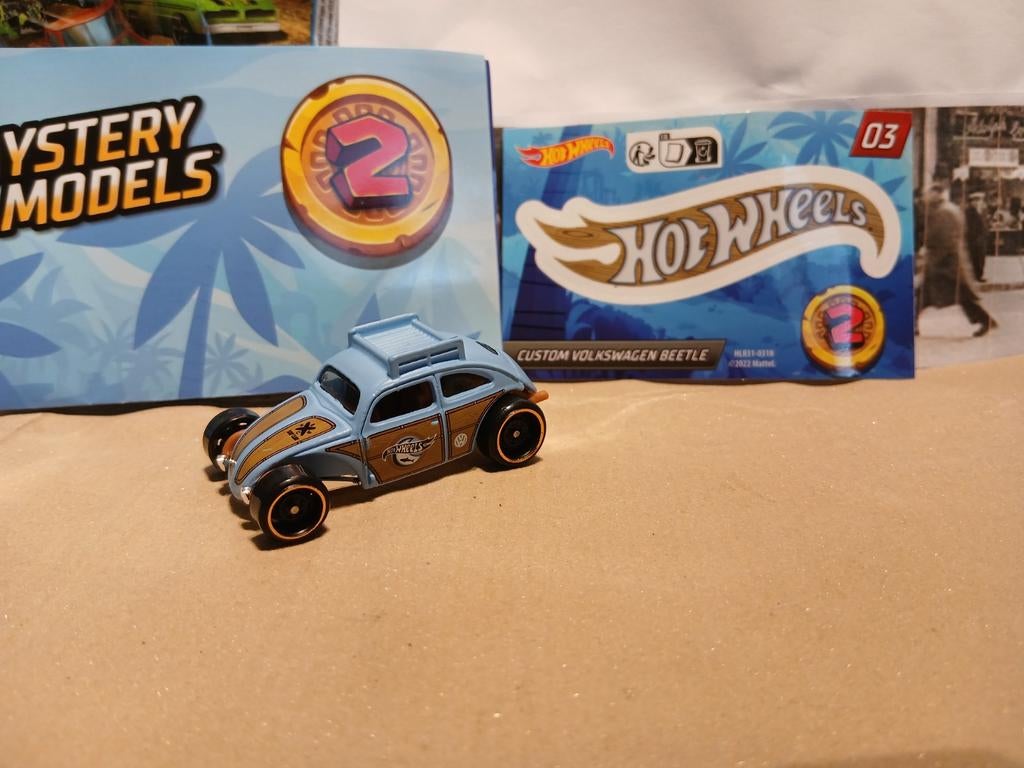 Custom Volkswagen Beetle Hot Wheels Mystery Models, Ophalen of Verzenden, Nieuw, Auto