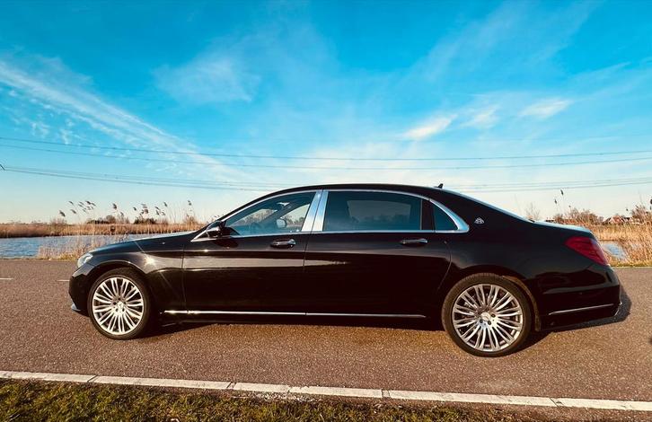 Mercedes-Benz Maybach S-Klasse 5.0 S500  2017 Zwart, Auto's, Mercedes-Benz, Particulier, S-Klasse, 360° camera, ABS, Achteruitrijcamera