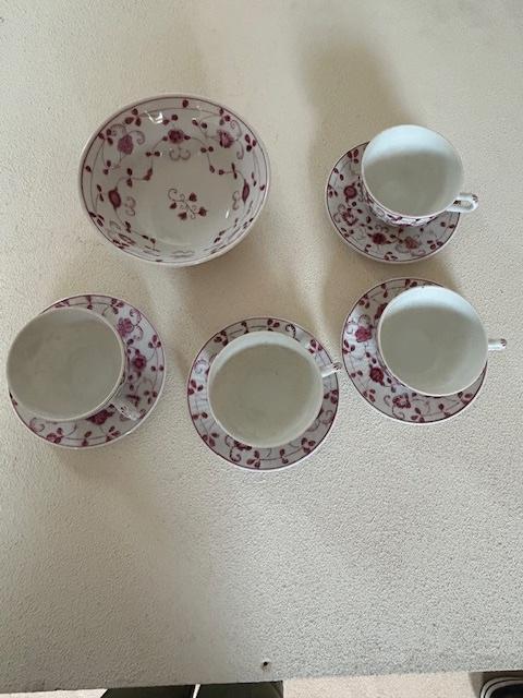 AW dekor China Purper poselein, Ophalen