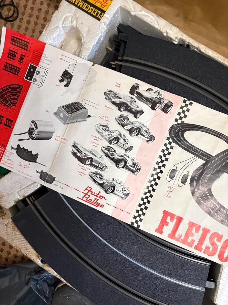 Fleischmann Auto-Rallye 8000 Racebaan Vintage, Kinderen en Baby's, Speelgoed | Racebanen, Fleischmann, Ophalen of Verzenden, Elektrisch