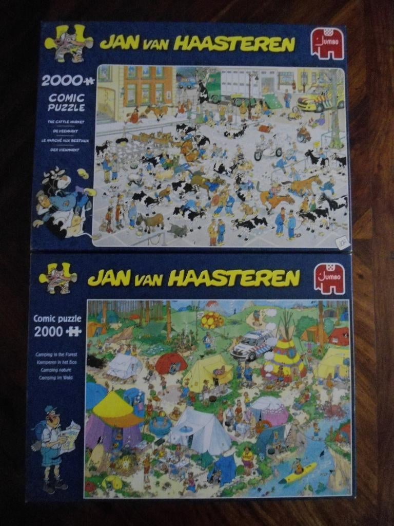 v. Haasteren puzzels 2000 en 3000 stukjes, geheel compleet, Hobby en Vrije tijd, Denksport en Puzzels, Zo goed als nieuw, Legpuzzel