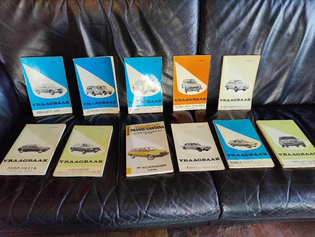 Verzameling vraagbaak boekjes Mercedes,Simca, Ford tunus enz, Auto diversen, Handleidingen en Instructieboekjes, Ophalen of Verzenden