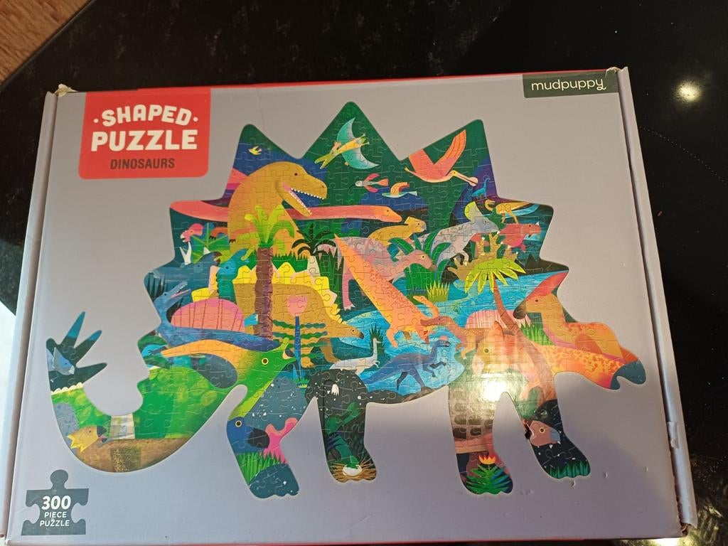 Dino puzzel 7+ 300 stukjes, Hobby en Vrije tijd, Ophalen of Verzenden, Minder dan 500 stukjes