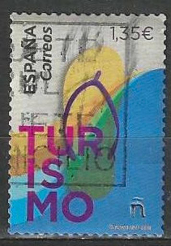 Spanje 2018 - Yvert 4926 - Toerisme - Strand en Zee (ST), Verzenden, Gestempeld