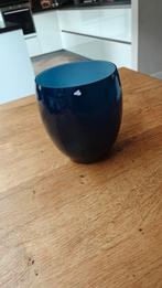 Blauwe Leonardo vaas, Rond, Ophalen of Verzenden, Zo goed als nieuw, Aardewerk