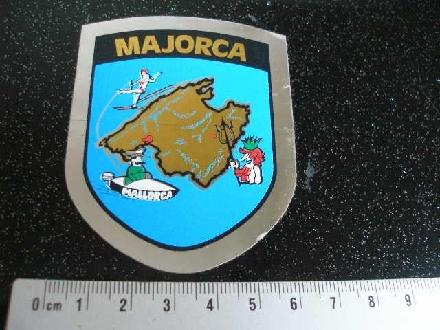 folie sticker majorca mallorca, Verzamelen, Stickers, Zo goed als nieuw, Overige typen, Verzenden