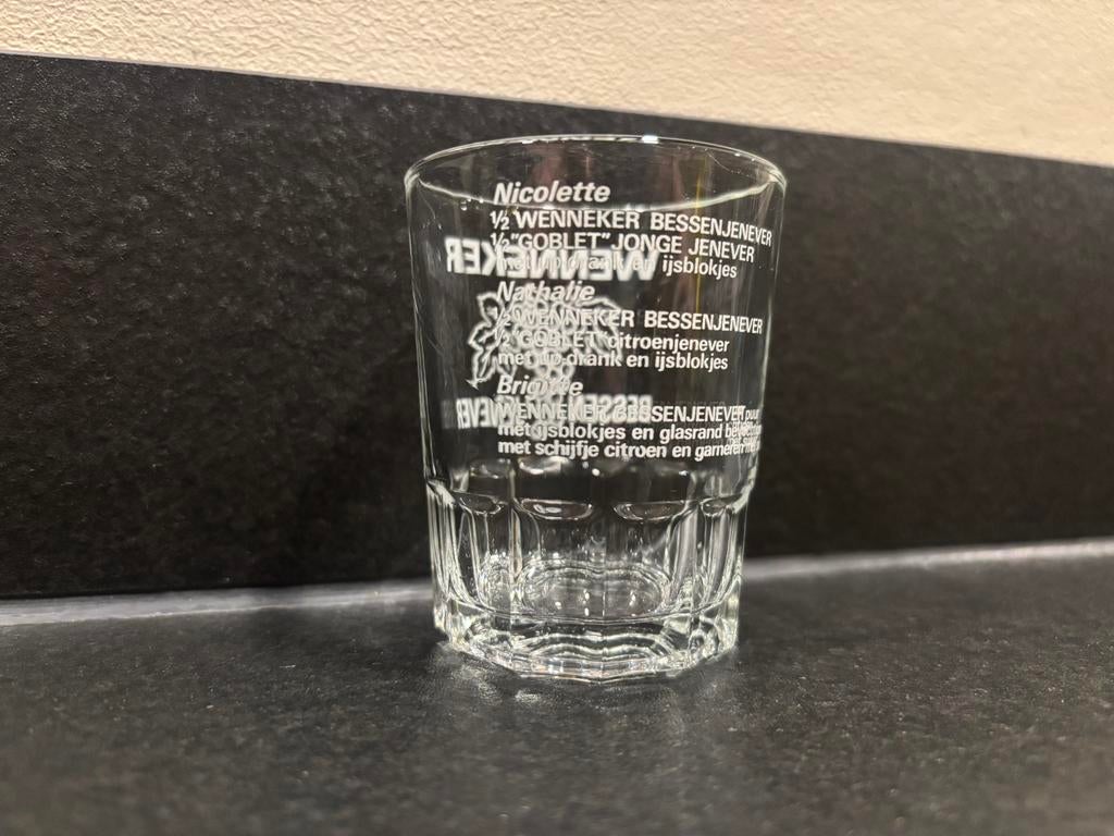 Glazen, Verzamelen, Glas en Borrelglaasjes, Ophalen of Verzenden, Zo goed als nieuw, Overige typen