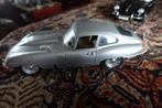 mooie zilvergrijze  JAGUAR E 1961 BbURAGO GEEN OVP, Ophalen of Verzenden, Gebruikt, Auto, Bburago