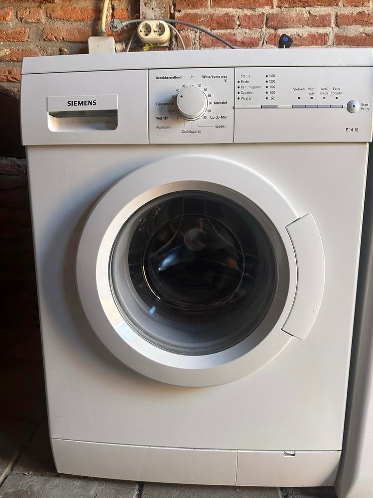 Siemens E14-16 Wasmachine - Voorlader, Ophalen of Verzenden, Zo goed als nieuw, Voorlader, 85 tot 90 cm
