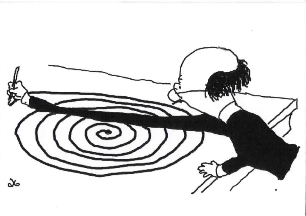 Bob van den Born Professor Pi Batafysica B1 B2, Ophalen of Verzenden, 1980 tot heden, Ongelopen, Cultuur en Media