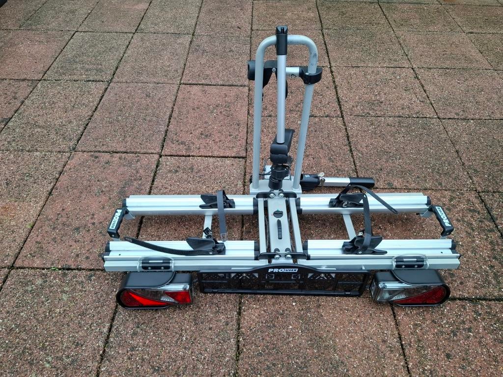 Pro user diamant fietsendrager Opvouwbaar kantelbaar, Auto diversen, Fietsendragers, Ophalen, Zo goed als nieuw, 2 fietsen, Trekhaakdrager