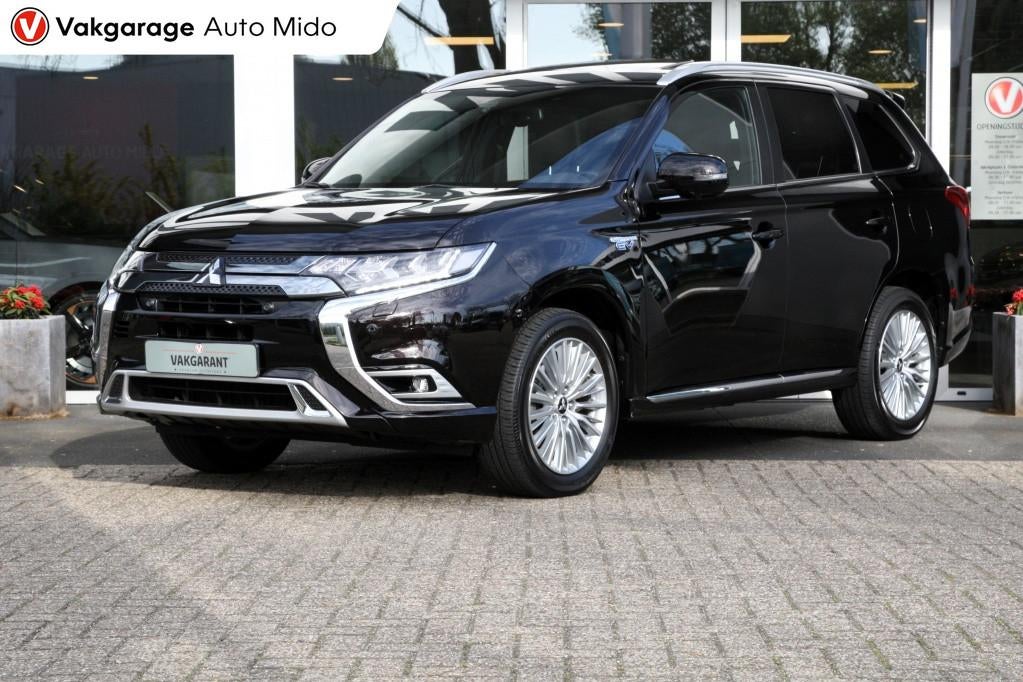 Mitsubishi Outlander 2.4 PHEV Instyle | Ruby Black Parelmoer, Auto's, Mitsubishi, Bedrijf, Te koop, Outlander, 360° camera, ABS