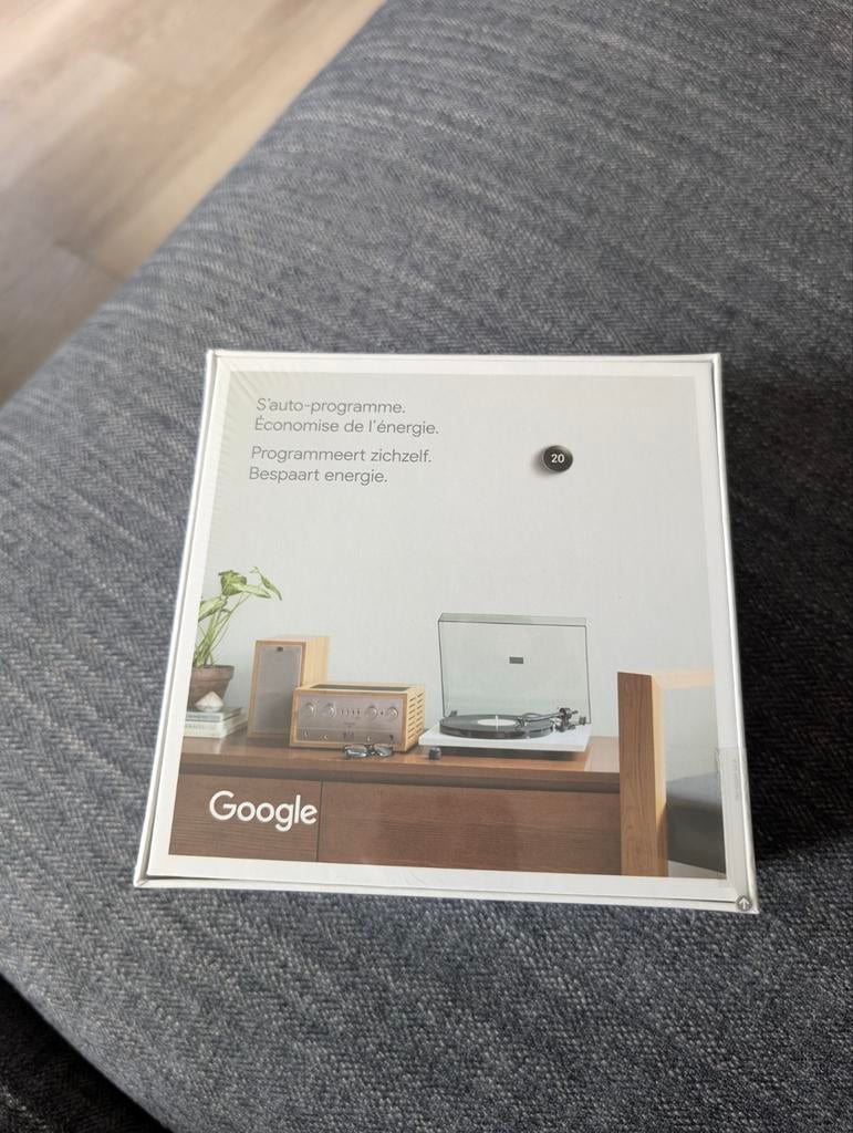 Google Nest Learning Thermostat V3 - Nieuw en Geseald, Doe-het-zelf en Verbouw, Thermostaten, Ophalen of Verzenden, Slimme thermostaat