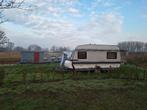 Te koop Hobby caravan evt. met standplaats, Vast bed, Hobby, Uitbouw voortent, Treinzit