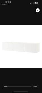 Ikea tv meubel besta wit, Ophalen, Gebruikt, 150 tot 200 cm, Minder dan 100 cm