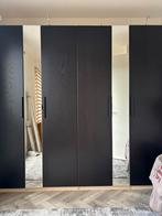 4x IKEA REPVÅG kastdeuren zwartbruin eikenfineer+handgrepen, Ophalen, Overige materialen, 200 cm of meer, 50 tot 100 cm
