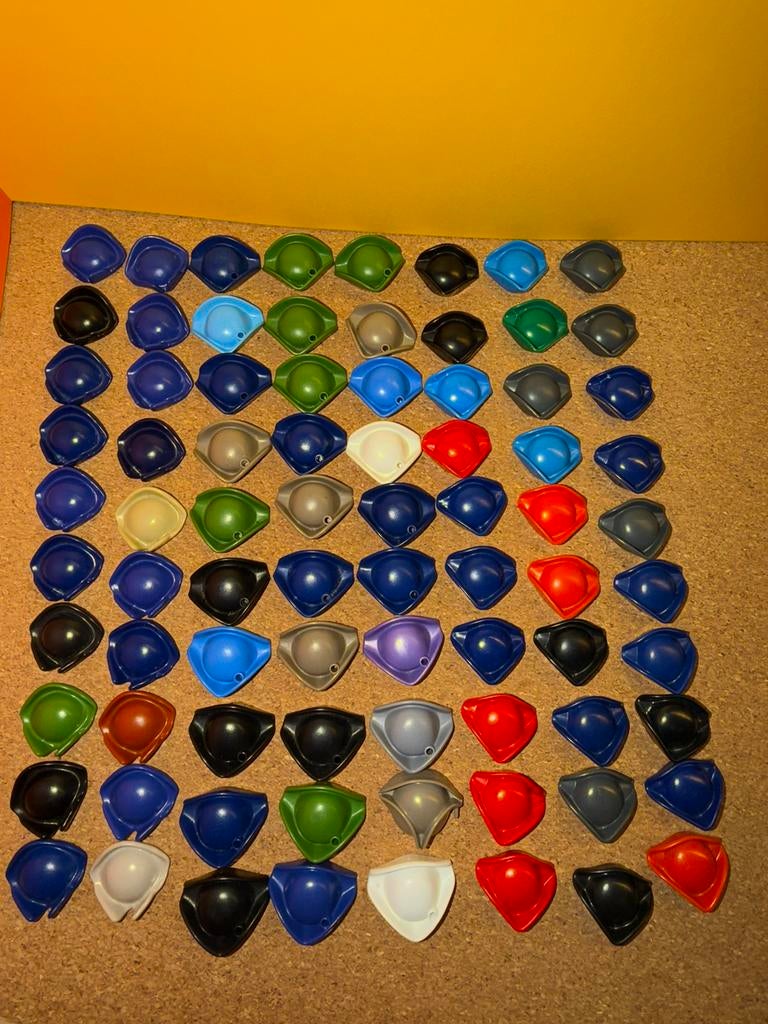 Playmobil: partij (80stuks): hoeden (oa piraat), Ophalen of Verzenden, Gebruikt, Los playmobil