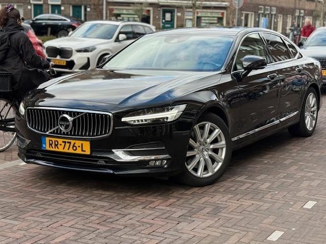 Volvo S90 T5 254pk Geartronic 2018 Zwart, Auto's, Volvo, Bedrijf, S90, 360° camera, ABS, Achteruitrijcamera, Adaptieve lichten