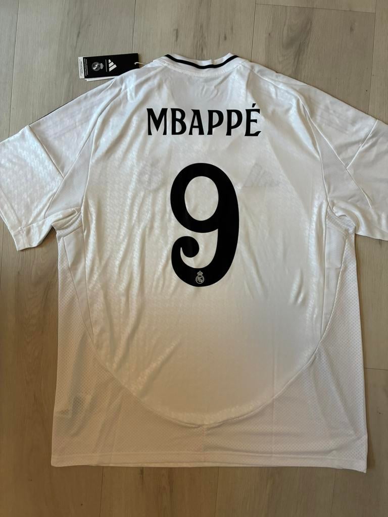 Origineel Real Madrid mbappe shirt maat XL, Maat XL, Ophalen of Verzenden, Zo goed als nieuw, Shirt