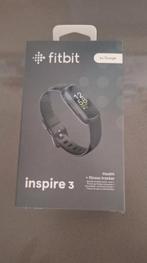 Fitbit inspire 3 zwart nieuw in doos met factuur, FitBit, Zwart, Nieuw, Ophalen of Verzenden