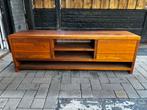 Mooi walnoten houten tv-meubel met opbergruimte, Ophalen, 100 tot 150 cm, Zo goed als nieuw, Minder dan 100 cm