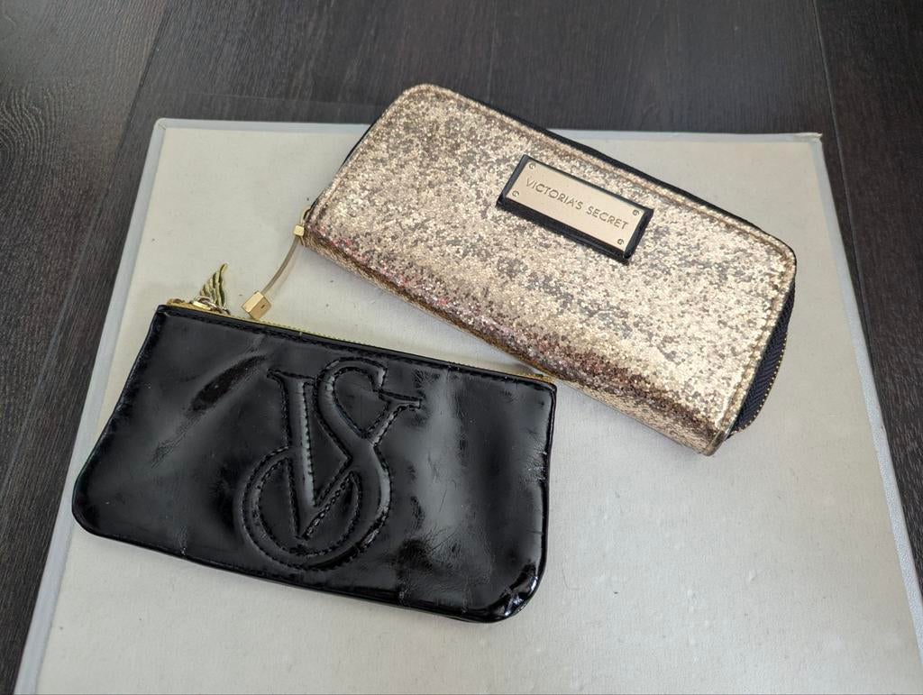 Victoria's Secret make-up tasjes, Ophalen of Verzenden, Zo goed als nieuw, Zwart, Dame