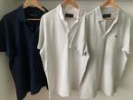 3 Abercrombie & Fitch herenpolo's XL - Gebruikt, goede staat, Kleding | Heren, Polo's, Verzenden, Gedragen, Maat 56/58 (XL), Blauw