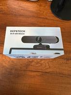 Depstech Webcam 4K - Perfect voor Videogesprekken!, Computers en Software, Webcams, Nieuw, Ophalen of Verzenden, ChromeOS, Monitorclip