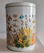 Blik met Bloemen en Planten, Ophalen of Verzenden, Gebruikt, Overige