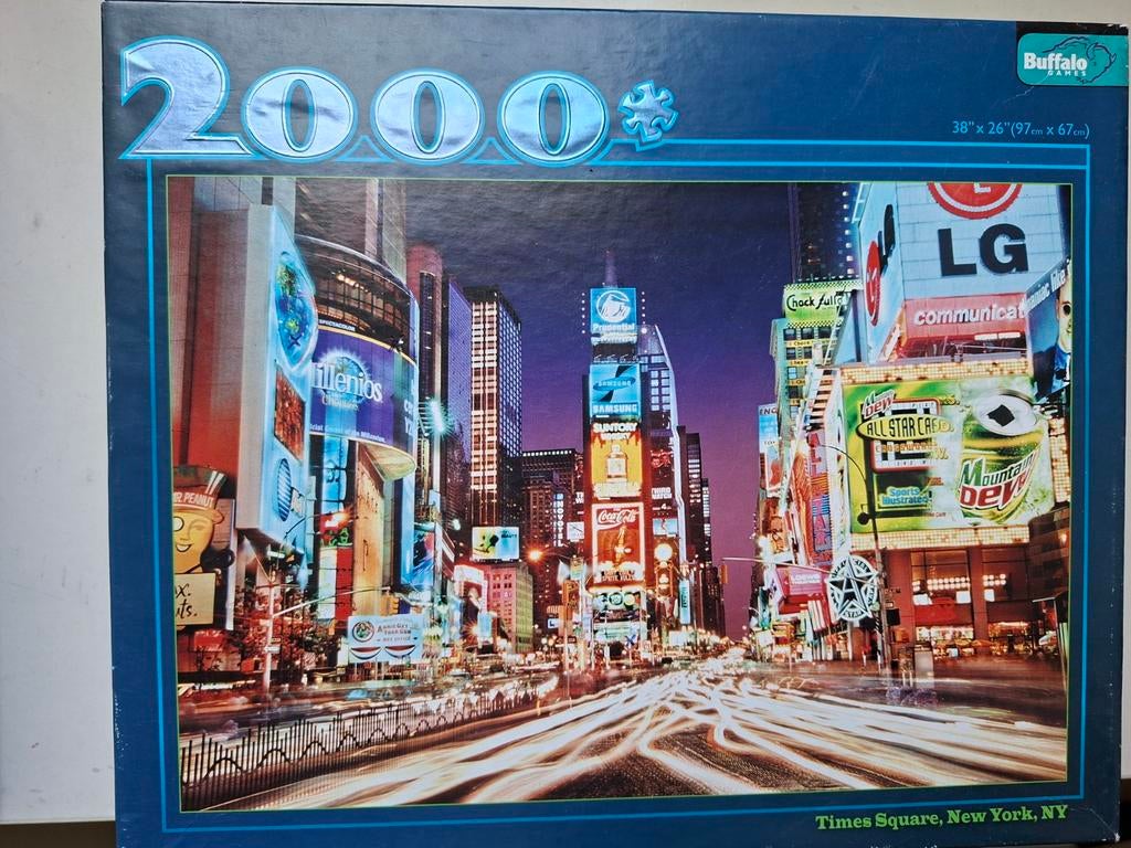 Puzzel New York 2000 st, Hobby en Vrije tijd, Ophalen of Verzenden, Meer dan 1500 stukjes