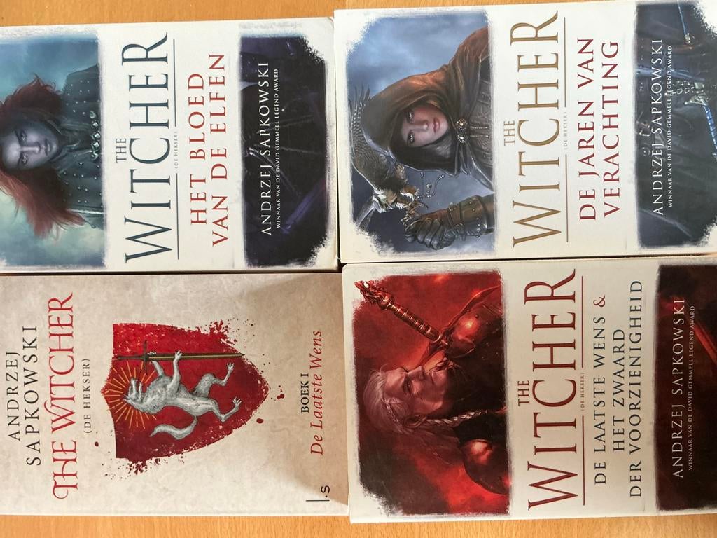 The Witcher Boekenreeks - 4 delen, Verzenden, Zo goed als nieuw